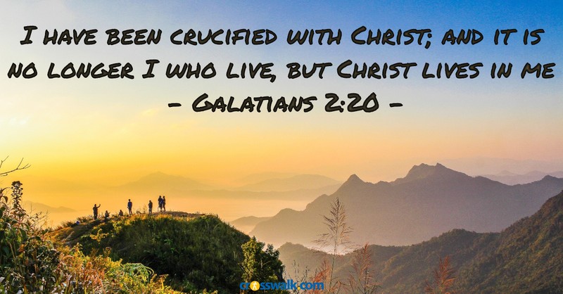 new year bible verses, galatians 2:20
