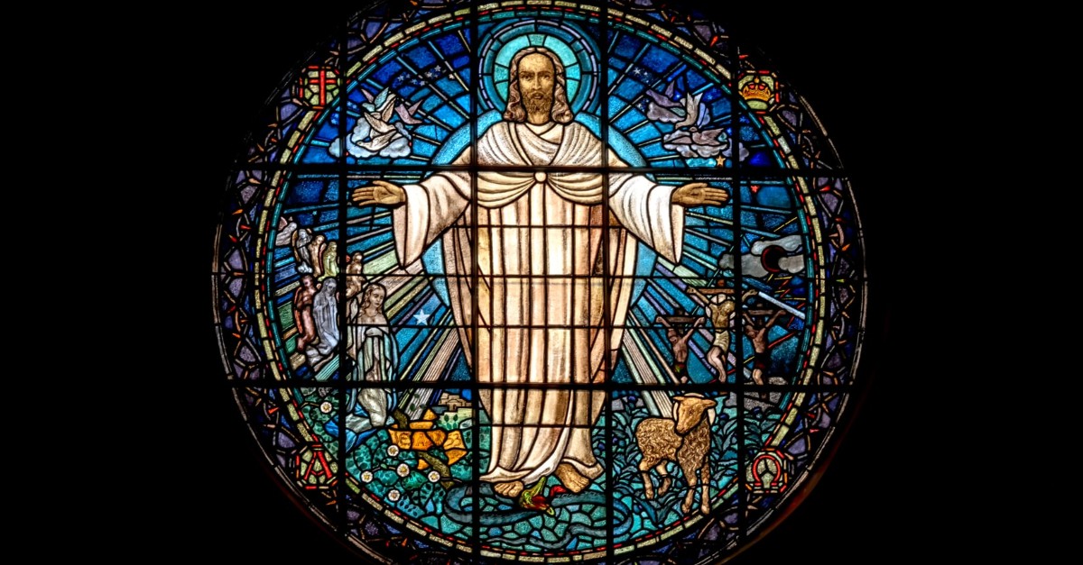 jesus stained glass