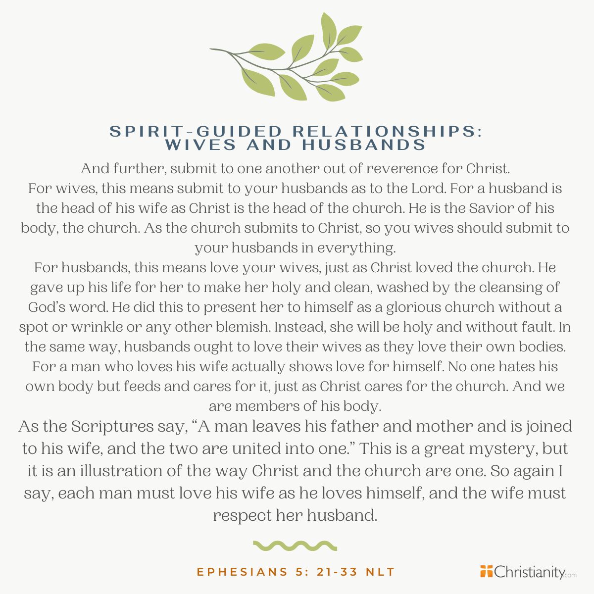 Ephesians 5:21-33